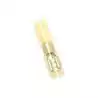 100 Fiches femelle thermorétractables jaunes 6.35mm câble 4-6mm²