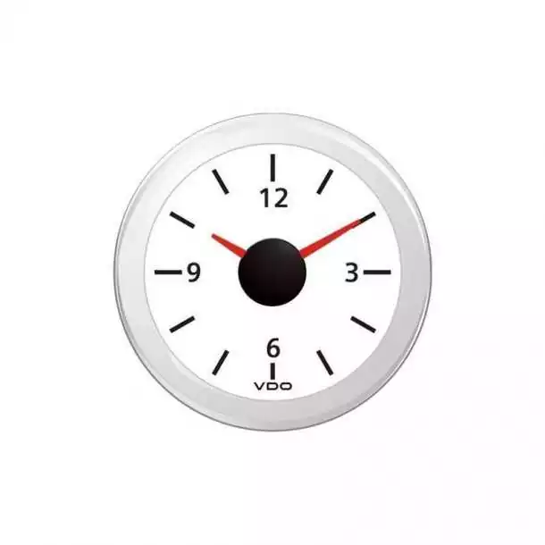 Horloge diamètre 52 mm 18-32V blanc Montre