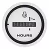 Indicateur Horamètre 52mm Affichage 10000 H Blanc 12/24V