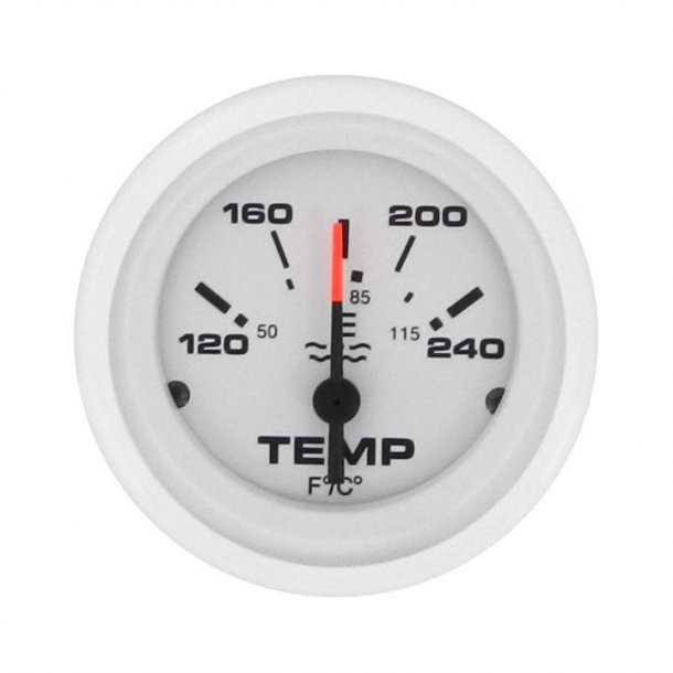 Thermomètre eau 120-140F Affichage 120 - 240°F Blanc Taille 52mm