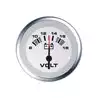 Voltmètre Affichage 8-16V 52mm Blanc éclairage rouge