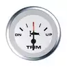Indicateur de trim Johnson Evinrude 12V Blanc 52mm éclairage rouge