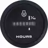 Indicateur Horamètre Affichage 10000 H 52mm Noir éclairage de fond et périphérique