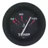 Indicateur température eau 40-120°C 52mm Noir éclairage de fond et périphérique