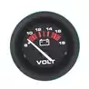 Indicateur Voltmètre 8-18V 52mm Noir éclairage de fond et périphérique