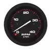 Compte-tours Affichage 0-4000 tr/mn Taille 76mm Noir éclairage Emetteur Alternateur borne W