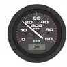 Speedomètre GPS 60 Noeuds AMEGA 86mm Noir Indicateur digital LCD du cap réel