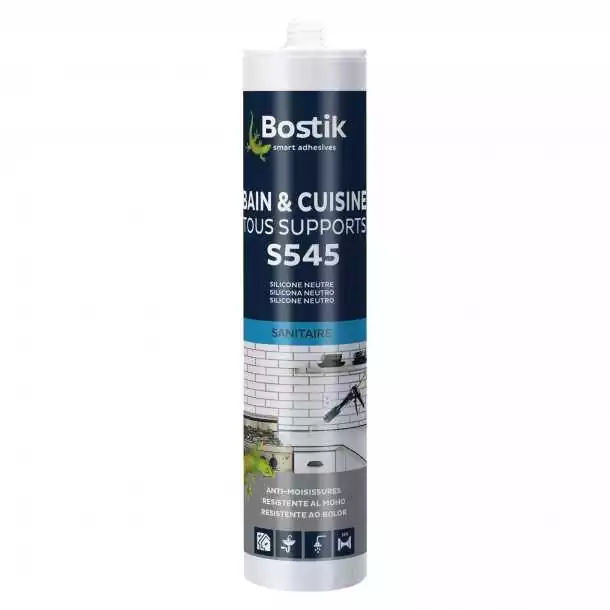 Mastic silicone gris anthracite Cartouche de 280 ml joints d'étanchéité