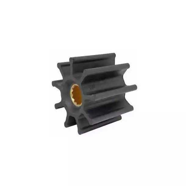 Turbine neoprene 25mm axe à cannelures 9 pales diamètre 95mm