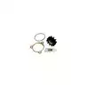 Turbine nitrile diamètre 16mm axe à clavette intérieure 12 pales diamètre 32mm