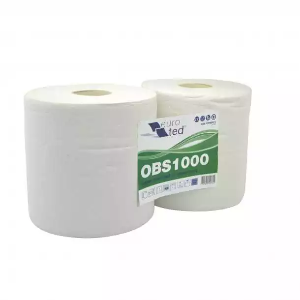 Papiers essuie-tout et mains blanc Feuille 24 x 25 cm Vendu par 2 rouleaux