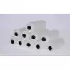 10 Rouleaux de rechange MOUSSE largeur 100 mm BOUT ROND pour laque