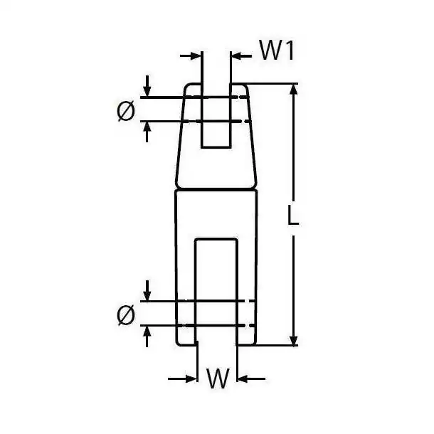 Jonction Inox chaine ancre Diamètre Chaîne 10-13 mm