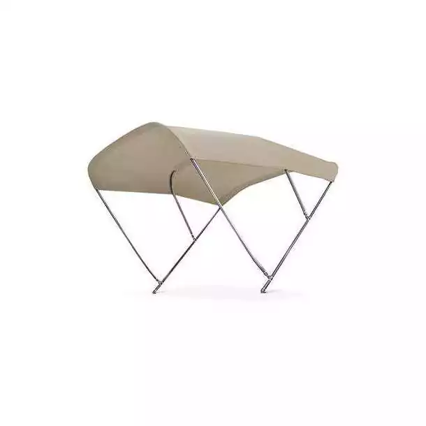 Bimini Inox beige Hauteur 137 cm Longueur 225 cm Largeur 215 cm