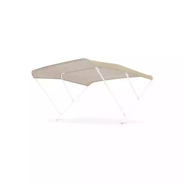 Bimini 3 arceaux Beige Hauteur 110 cm Longueur 175 cm Largeur 170 cm