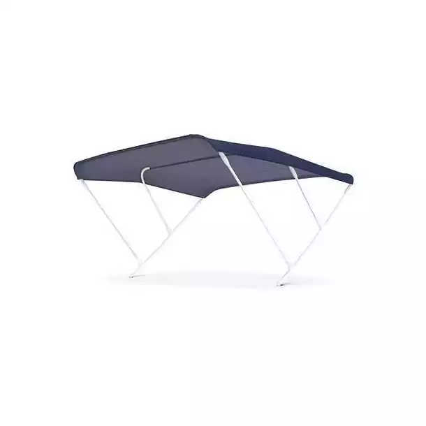 Bimini 3 arceaux Bleu marine Hauteur 110 cm Longueur 175 cm Largeur 185 cm