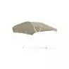 Bimini Sixty beige 4 arceaux alu laqué blanc Longueur 252 cm Largeur 185cm