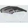Bimini Sixty Noir 4 arceaux alu laqué blanc Longueur 252 cm Largeur 230cm