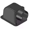 Boîte à bouche pour climatisation sortie coudé 254 x 127mm sortie 127mm