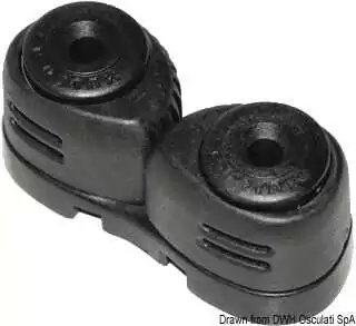 Taquet coinceur pour bouts 2-8mm Entraxe trous 27mm Charge maxi 120kg