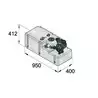 Systeme de réservoir eaux usées 88 litres inclus pompe flotteur et tube 24 Volt