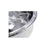 Évier rond inox poli diamètre 36cm évacuation sur côté Évier livré sans bonde
