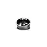 Évier rond inox poli diamètre 42mm évacuation sur côté Livré sans bonde