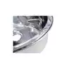 Évier rond inox poli diamètre 42mm évacuation sur côté Livré sans bonde