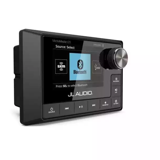 Poste stéréo Mediamaster 105 JL Audio IP 67 mode nuit et jour
