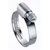 Boite de 2 colliers inox à bandes pleines 16-27mm Largeur 12mm