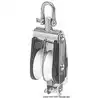 Poulie double Offshore avec ringot 20mm
