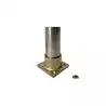 Potence ski nautique tube inox 120cm diamètre 40mm et support de pont