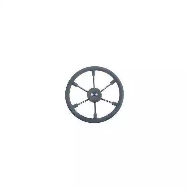 Volant inox gainage gris diamètre 360 mm