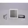Socle HBL332 mâle composite blanc 230V 32A pour tableau arrière