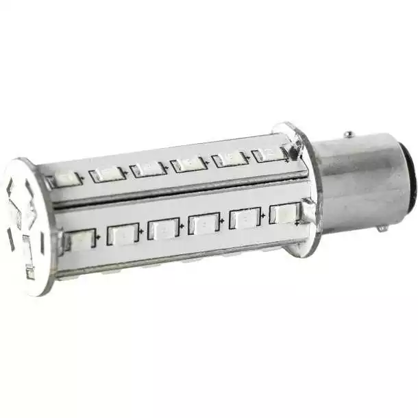 Ampoule BAY15D 8-35V 3W 33 LED vert diamètre 22x68mm