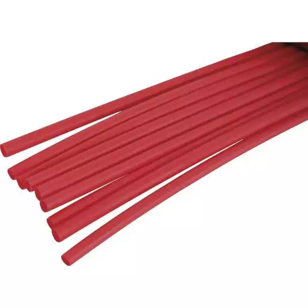 Gaine thermorétraclable auto adhésive diamètre 9mm rouge 1,20m