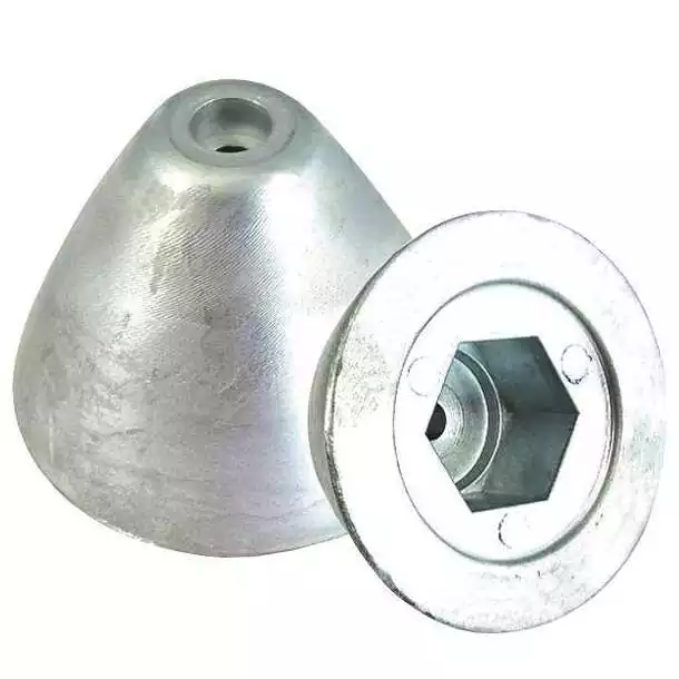 Anode zinc pour propulseur Quick BTQ250 – Ø59 mm – hauteur 44 mm