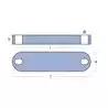 Anode zinc plaque pour propulseur Quick BTQR