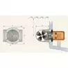 Déflecteur pour Tunnel de poupe diamètre 250mm