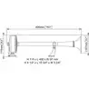 Avertisseur EMX2 Longueur 400mm 12V