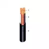 Câble électrique Toxfree marine XZ1-K 2x1,5mm² noir vendu par 50m