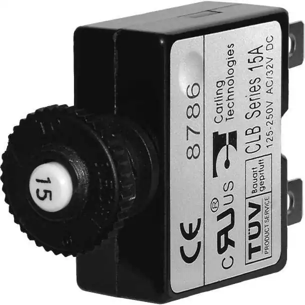 Capuchon d'étanchéité noir pour disjoncteur thermique unipolaire