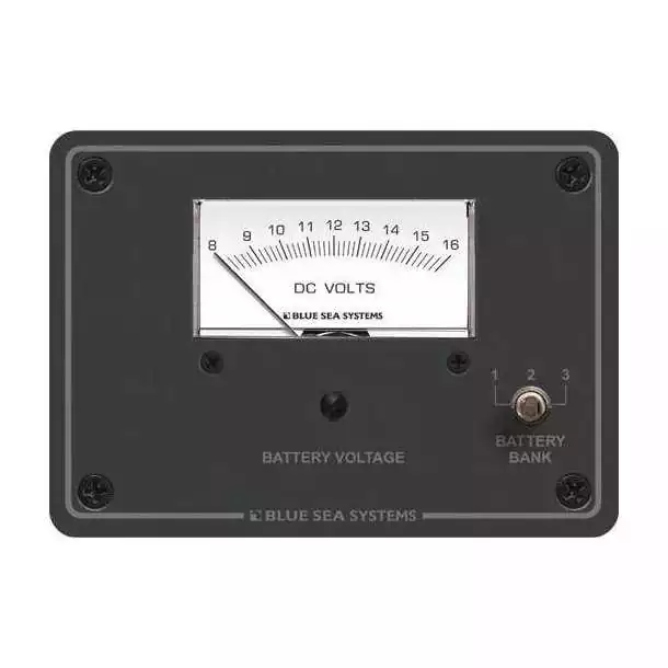 Panneau voltmètre 8-16V 3 parcs batteries