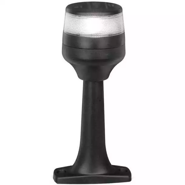 Feu 360° blanc sur mât fixe 204mm 2mn embase noire NaviLED 
