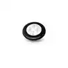 Slim Line LED ronde courtoisie blanc chaud 12V plastique noir