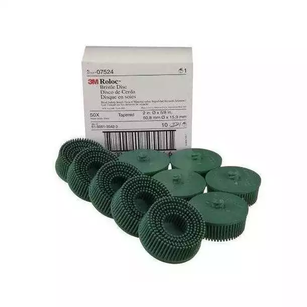Disque Bristle 3M Roloc RD-ZB Vert diamètre 50mm