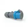 Prolongateur femelle IP 44 à clapet 250V CEE P17 32A 7000W 2 Prises et Terre