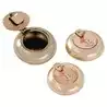 Cendrier laiton cuivre diamètre 60mm vendu par 2