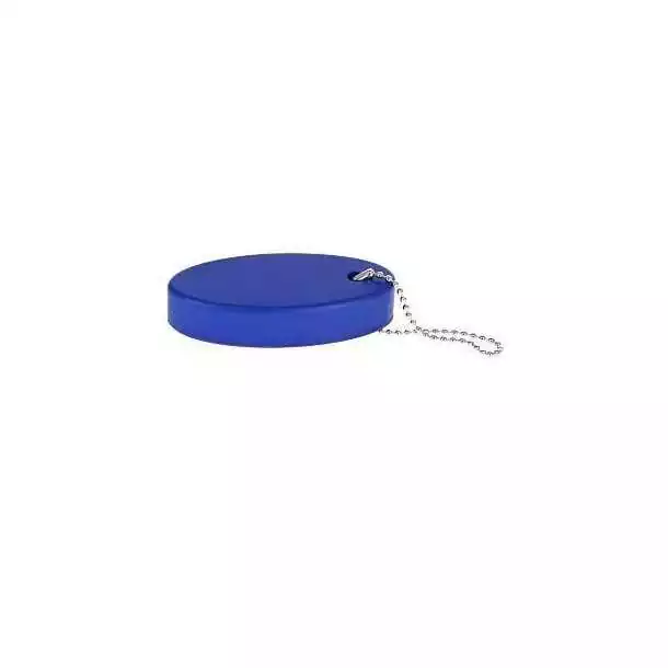 Porte clé flottant ovale bleu Porte clé flottant ovale bleu