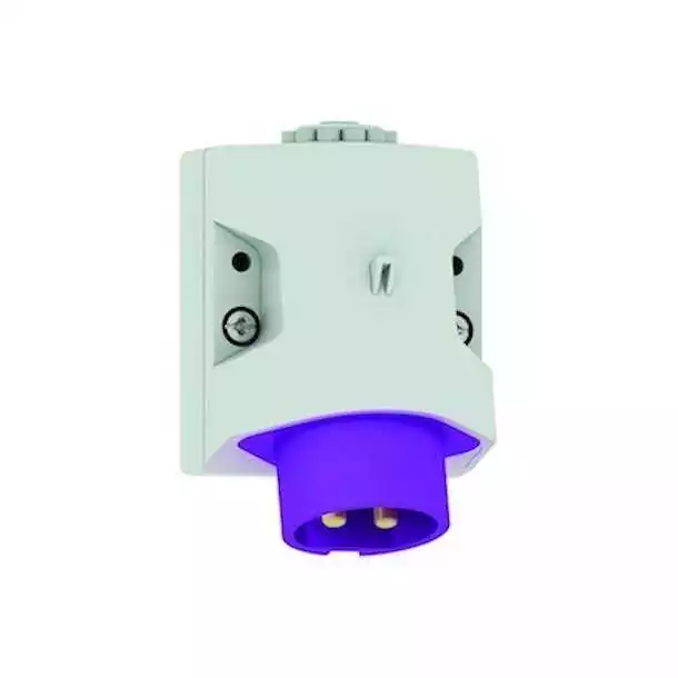Socle de connecteur saillie 12/24V 16A 2 pôles